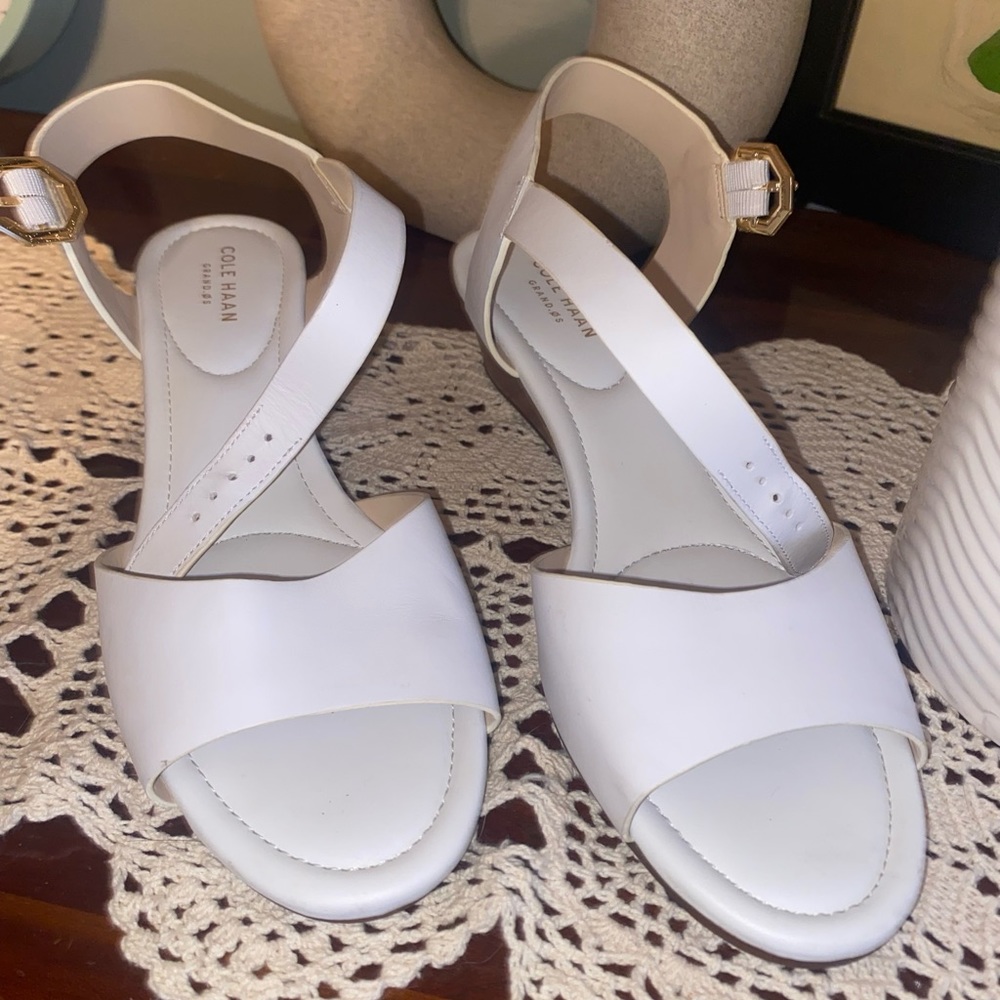 White Cole Haan Sandals